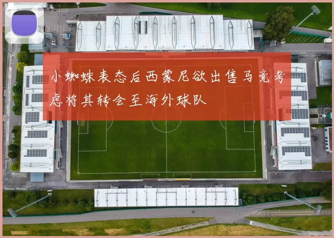 小蜘蛛表态后西蒙尼欲出售马竞考虑将其转会至海外球队